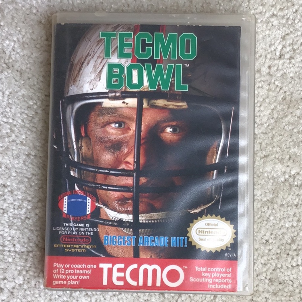 Vintage Tecmo Bowl Nintendo NES Video Game, 1989 - Picture 10 of 10